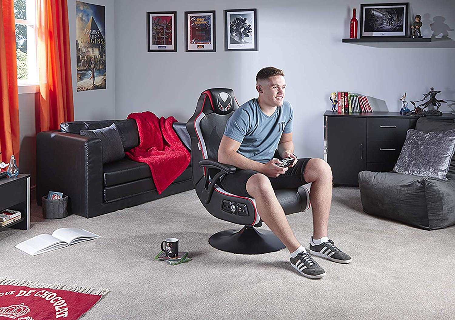 Mystic 2.1 Audio Pedestal Gaming Chair - Furniture by Mayhem Gaming The Chelsea Gamer