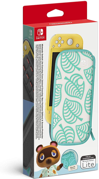 Switch Lite Animal Crossing: New Horizons Carrying Case & Screen Protector - Console Accessories by Nintendo The Chelsea Gamer