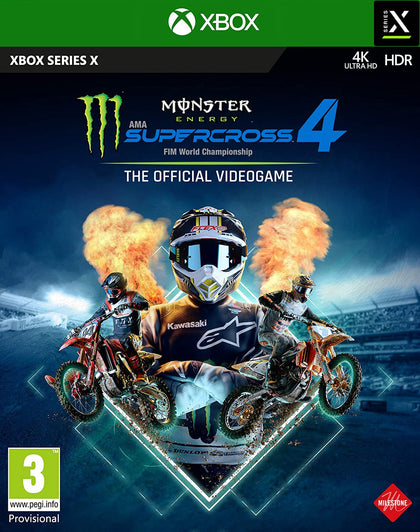 Monster Energy Supercross - The Official Videogame 4 - Xbox Series X Title - Video Games by Milestone The Chelsea Gamer
