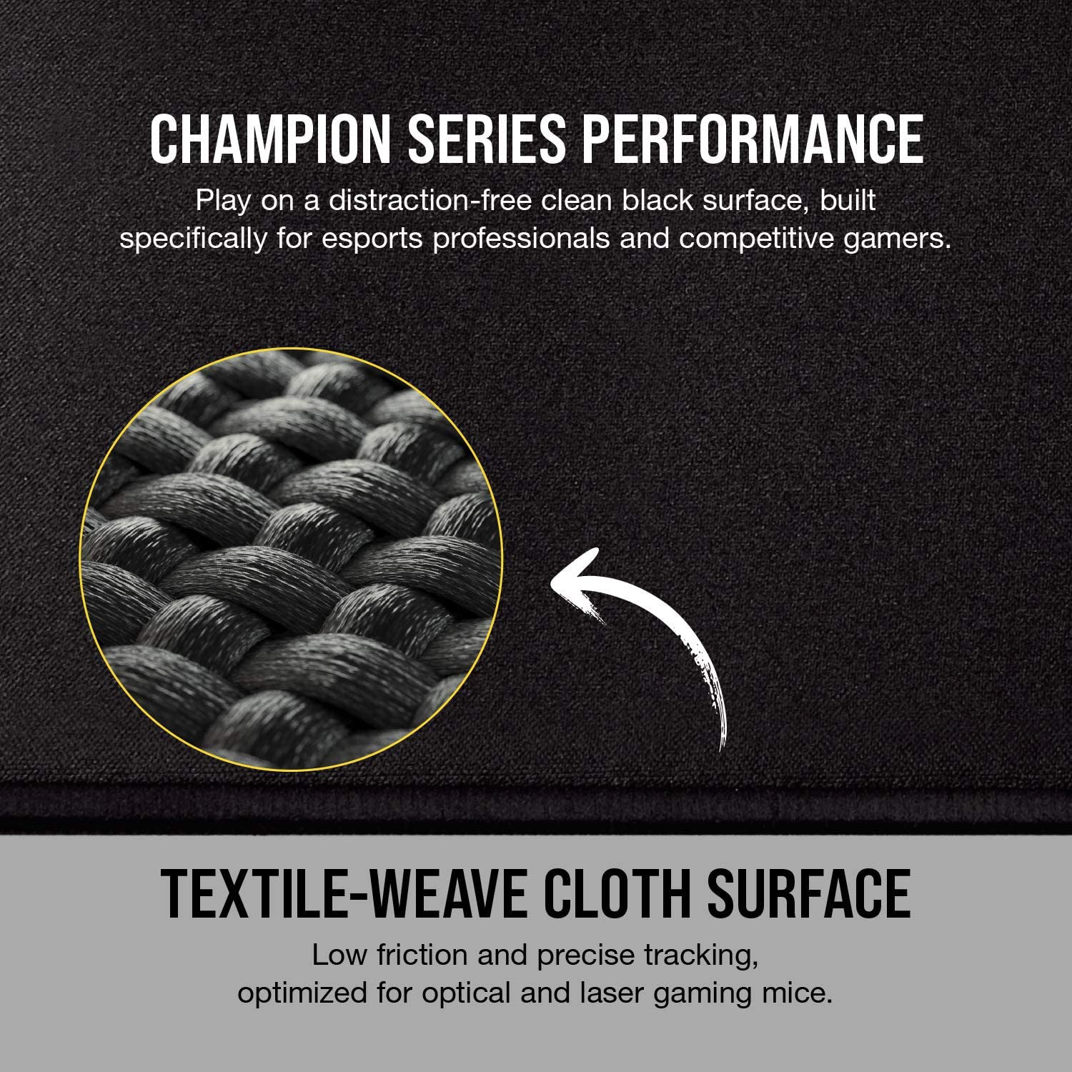 Corsair- MM350 Champion Series Mouse Pad – Medium - Surface by Corsair The Chelsea Gamer