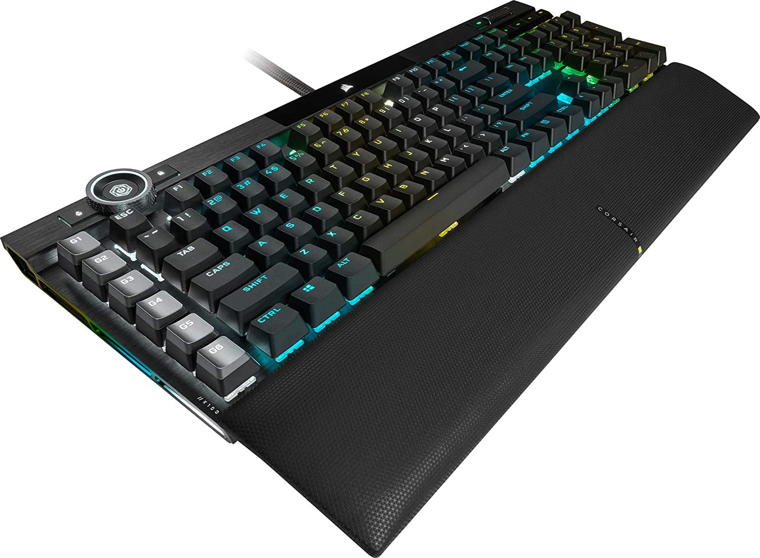Corsair - K100 RGB Optical - Mechanical Gaming Keyboard - Black - Keyboard by Corsair The Chelsea Gamer