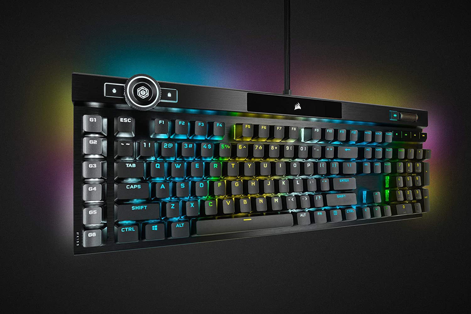 Corsair - K100 RGB Optical - Mechanical Gaming Keyboard - Black - Keyboard by Corsair The Chelsea Gamer
