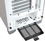 Corsair iCUE 4000X RGB Tempered Glass Mid-Tower ATX Case - White - Core Components by Corsair The Chelsea Gamer