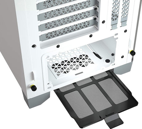 Corsair iCUE 4000X RGB Tempered Glass Mid-Tower ATX Case - White - Core Components by Corsair The Chelsea Gamer