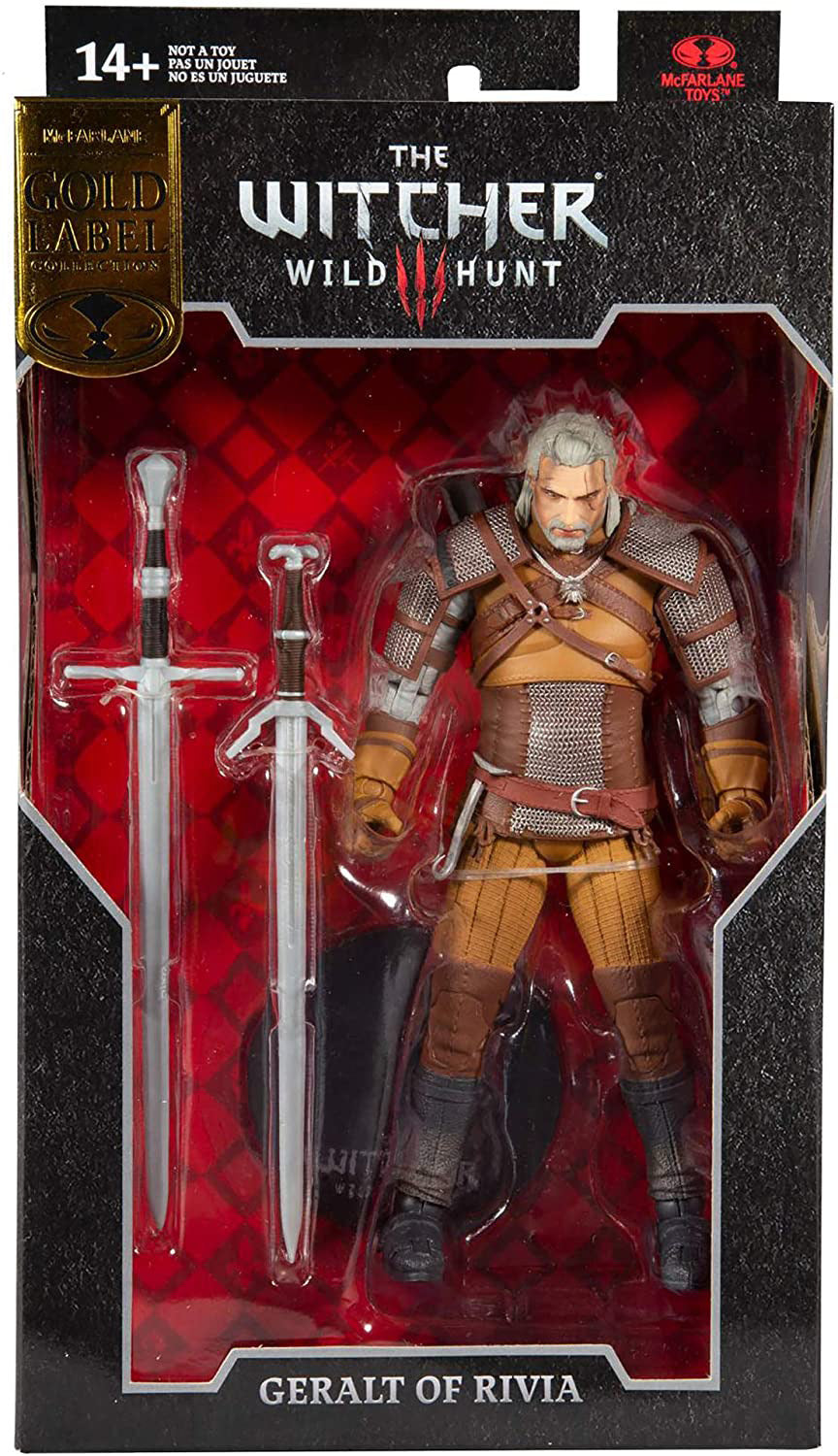 McFarlane -Geralt Of Rivia (Gold Label Series) - The Witcher - merchandise by McFarlane The Chelsea Gamer