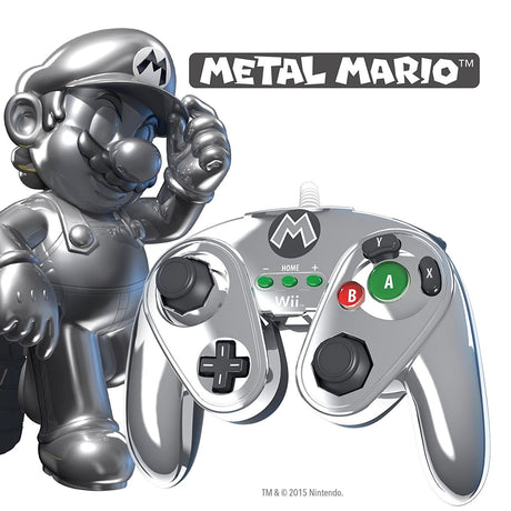 Metal Mario 30th Anniversary controller for Wii U - Console Accessories by PDP The Chelsea Gamer