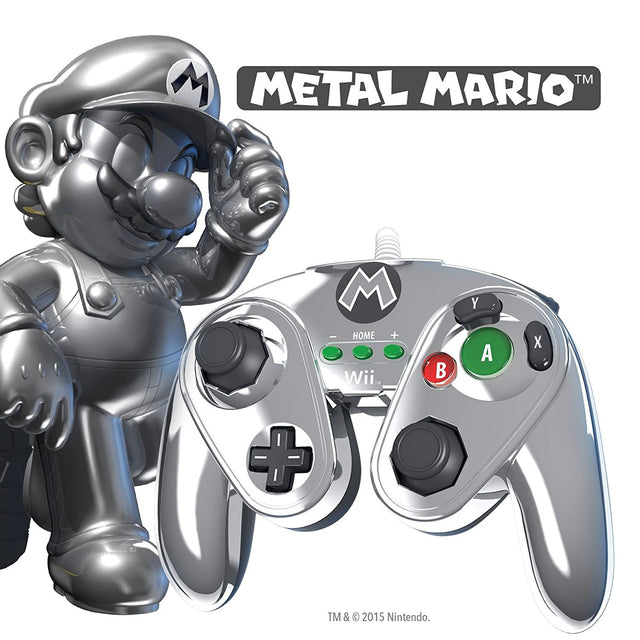 Metal Mario 30th Anniversary controller for Wii U - Console Accessories by PDP The Chelsea Gamer