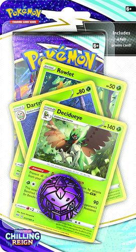 Pokémon TCG: Sword & Shield Chilling Reign Premium Checklane Blister Pack - merchandise by Pokémon The Chelsea Gamer