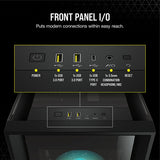 Corsair iCUE 5000X RGB Midi Tower PC Case - Black - Core Components by Corsair The Chelsea Gamer