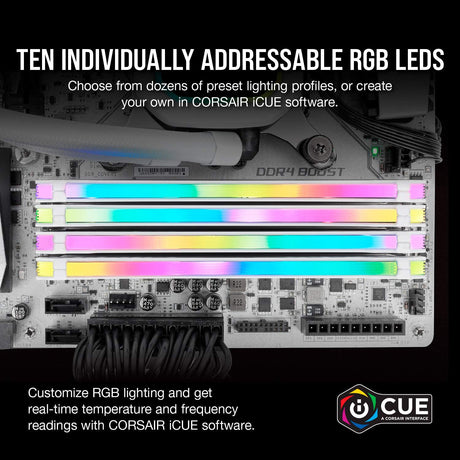 Corsair Vengeance CMW16GX4M2C3000C15W memory module 16 GB 2 x 8 GB DDR4 3000 MHz - Core Components by Corsair The Chelsea Gamer