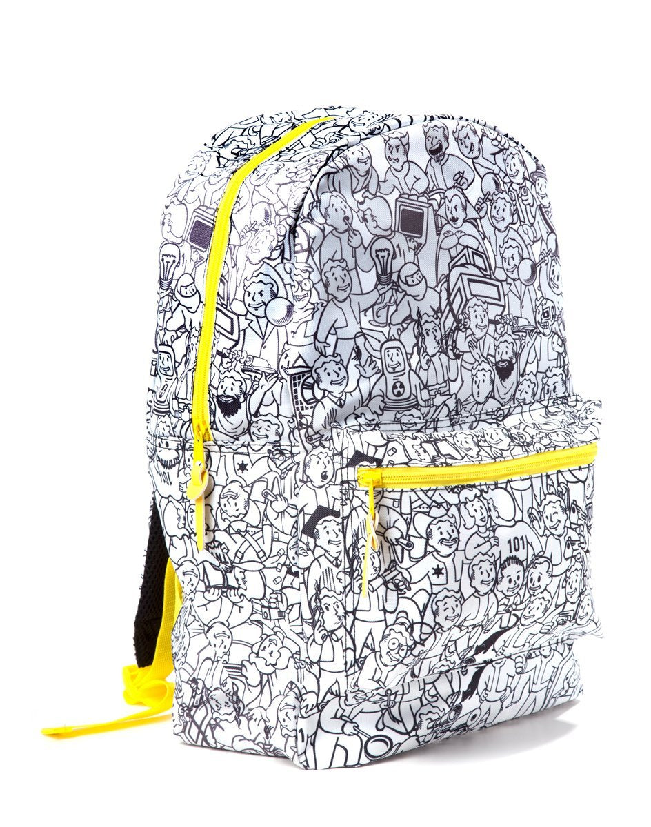 Fallout 4 All Over Printed Backpack - merchandise by Gaya The Chelsea Gamer