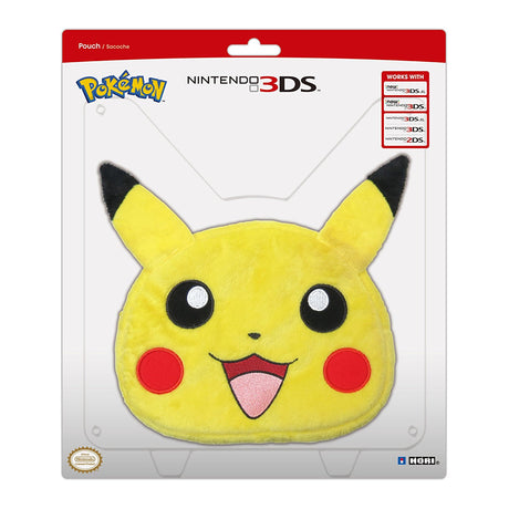 Hori Pikachu Plush Pouch - Case for Nintendo 3DS - Console Accessories by HORI The Chelsea Gamer