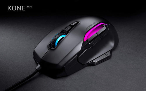 Roccat - Kone AIMO Remastered - Black - Mice by Roccat The Chelsea Gamer