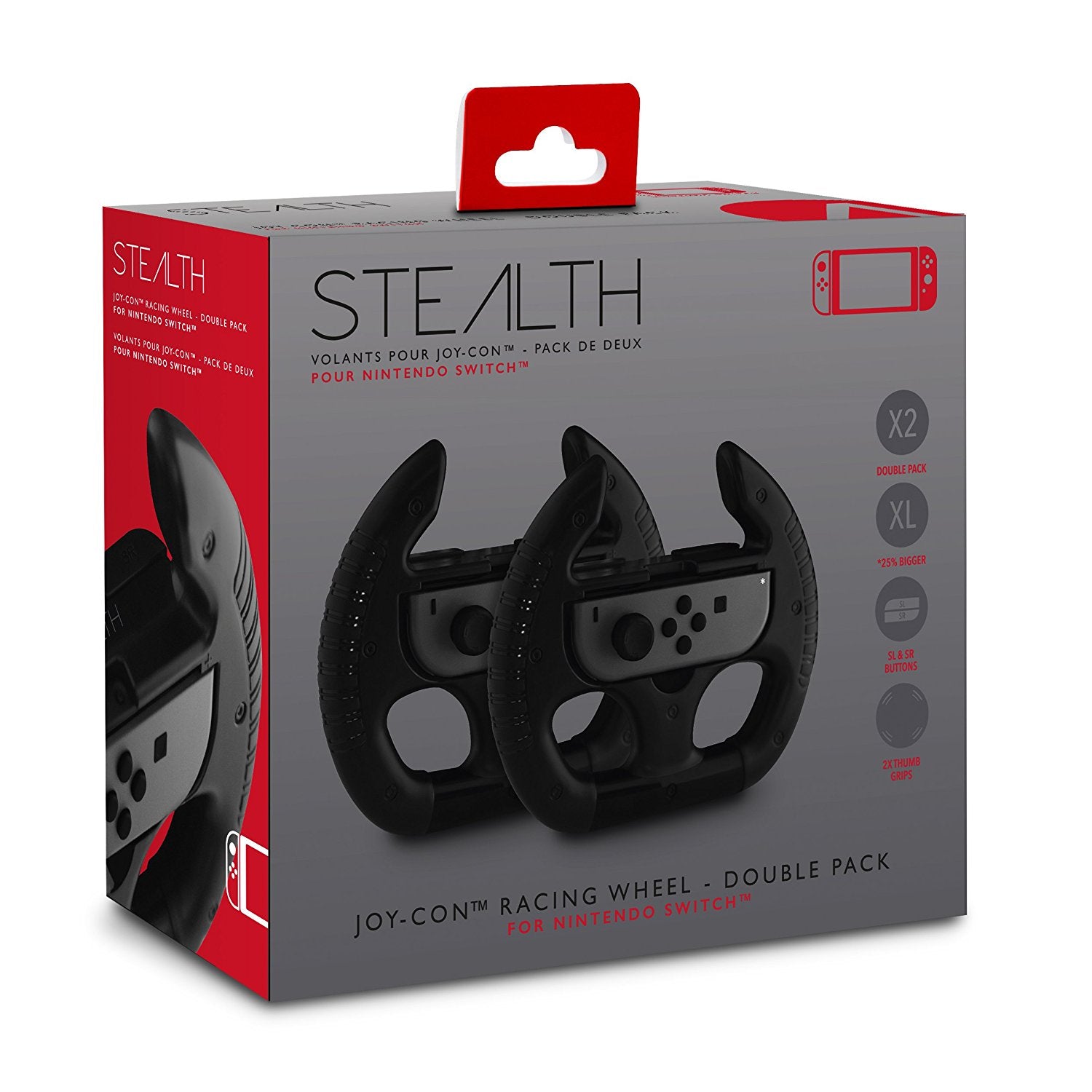 Joy-con Racing Wheel - Double Pack for Nintendo Switch - Console Accessories by ABP Technology The Chelsea Gamer