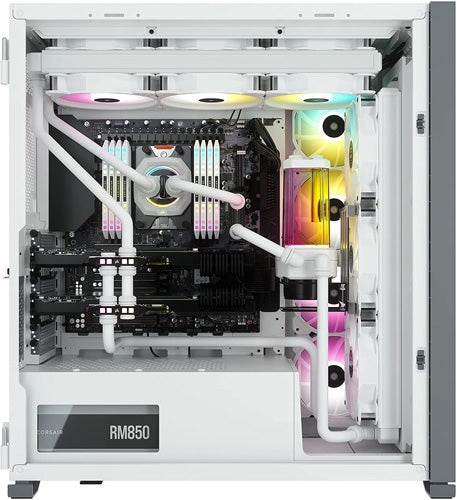 Corsair iCUE 7000X RGB Tempered Glass Full-Tower ATX PC Case — White - Core Components by Corsair The Chelsea Gamer