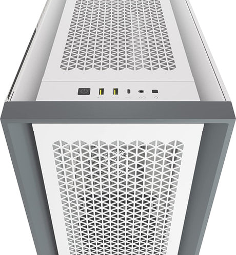 Corsair 5000D AIRFLOW Midi Tower PC Case - White - Core Components by Corsair The Chelsea Gamer