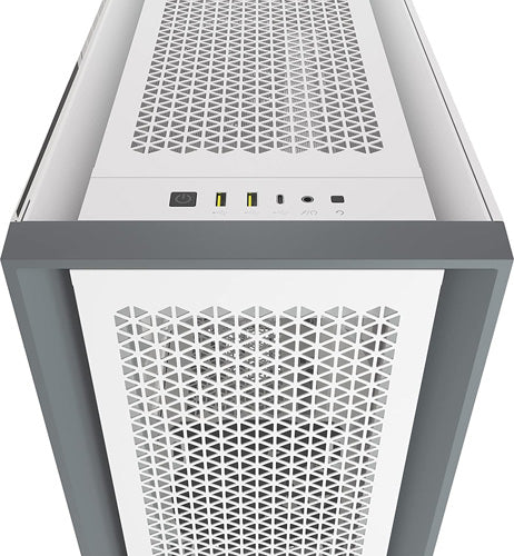 Corsair 5000D AIRFLOW Midi Tower PC Case - White - Core Components by Corsair The Chelsea Gamer