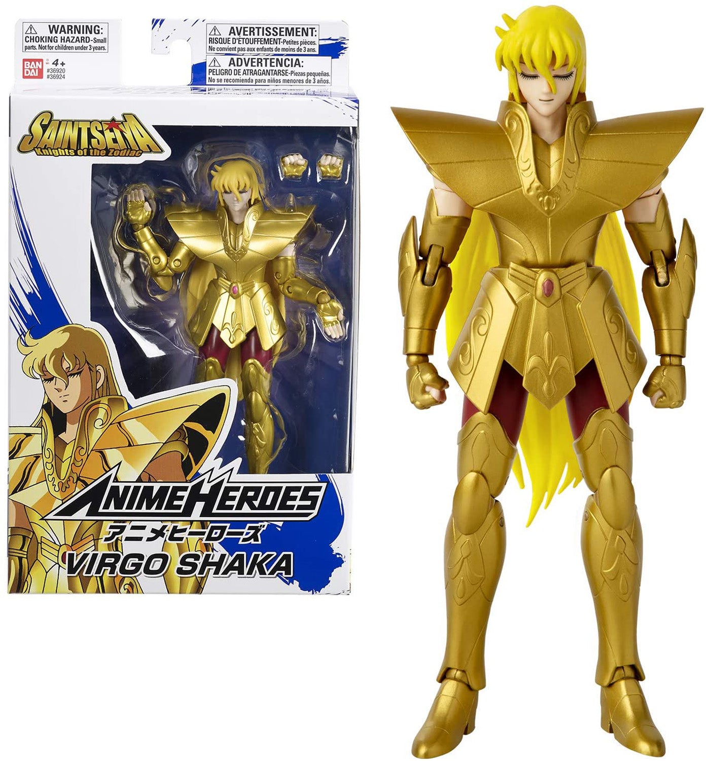 Bandai - Anime Heroes - Saint Seiya Virgo Shaka - merchandise by Bandai Namco Merchandise The Chelsea Gamer