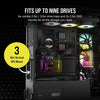 Corsair iCUE 7000X RGB Tempered Glass Full-Tower ATX PC Case — Black - Core Components by Corsair The Chelsea Gamer