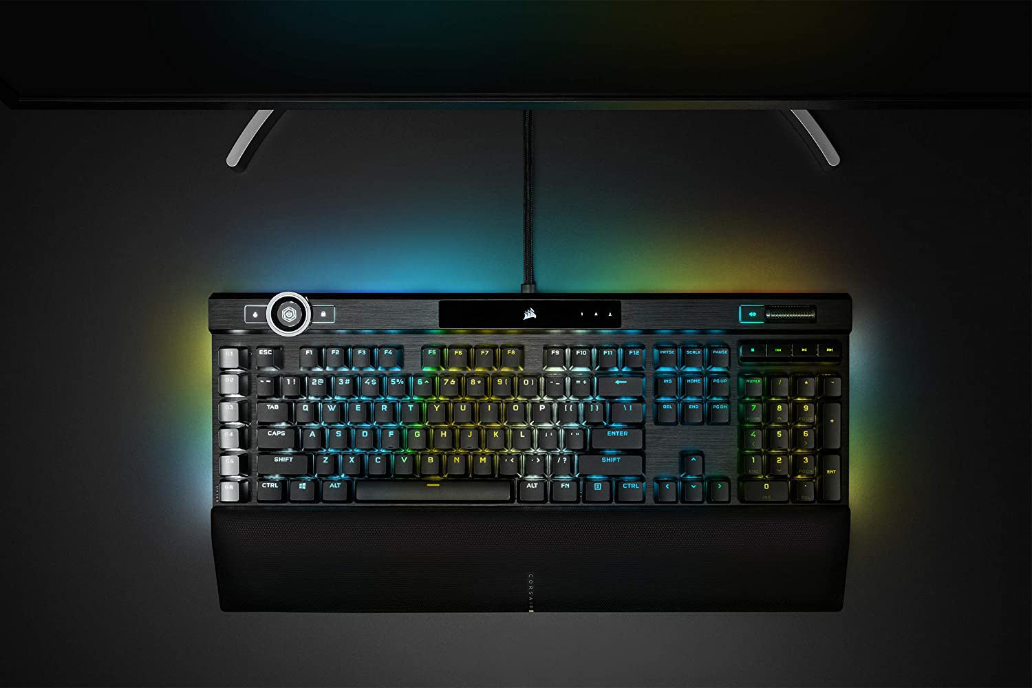 Corsair - K100 RGB Optical - Mechanical Gaming Keyboard - Black - Keyboard by Corsair The Chelsea Gamer