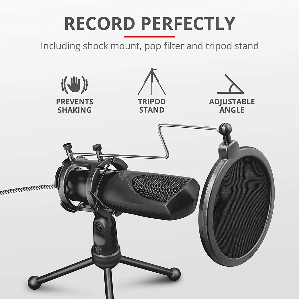 Trust - Mantis GXT 232 Microphone - Core Components by Trust The Chelsea Gamer