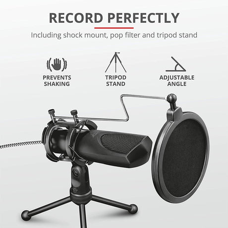 Trust - Mantis GXT 232 Microphone - Core Components by Trust The Chelsea Gamer
