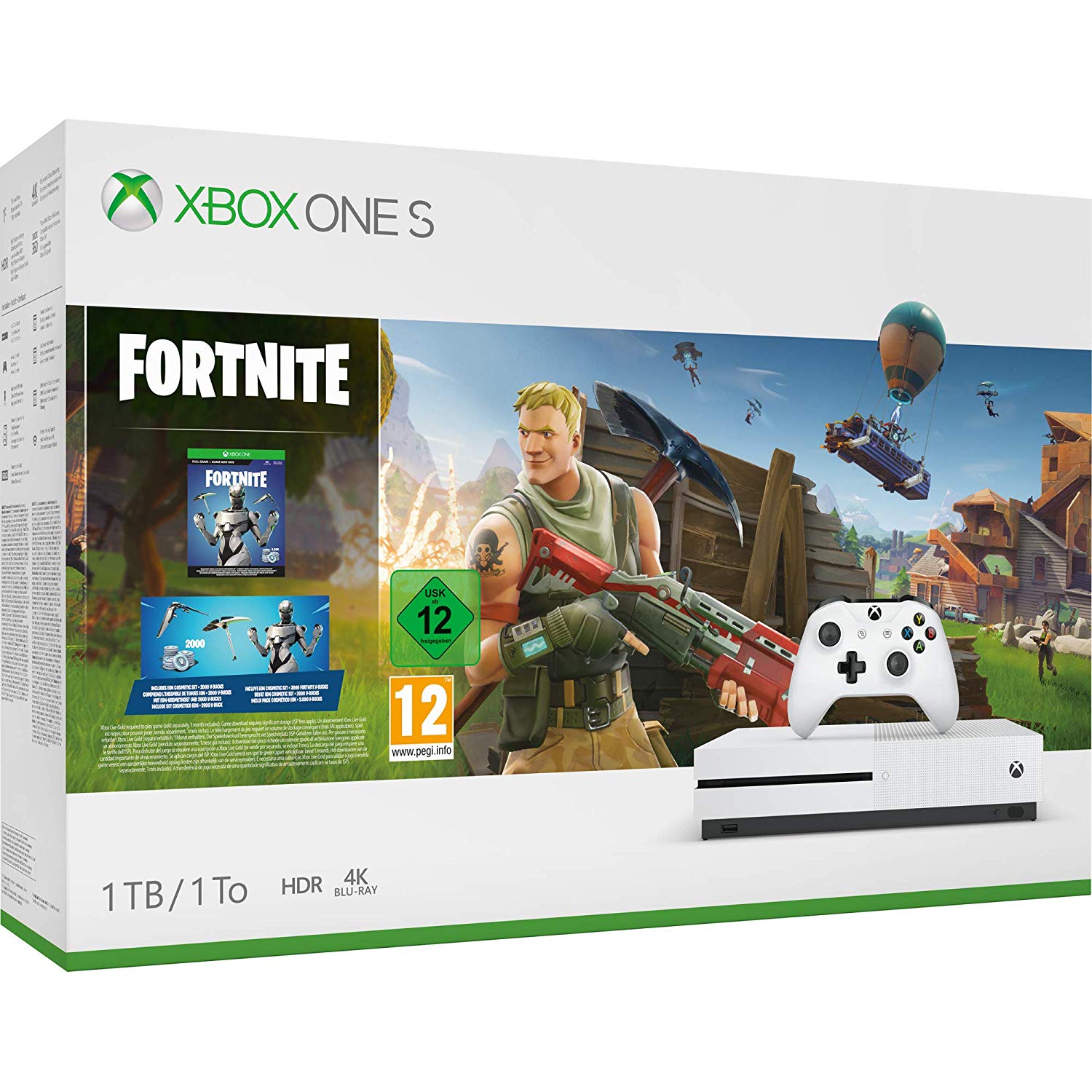 Console Bundle Fortnite Xbox One Xbox Series S 1tb Xbox One S