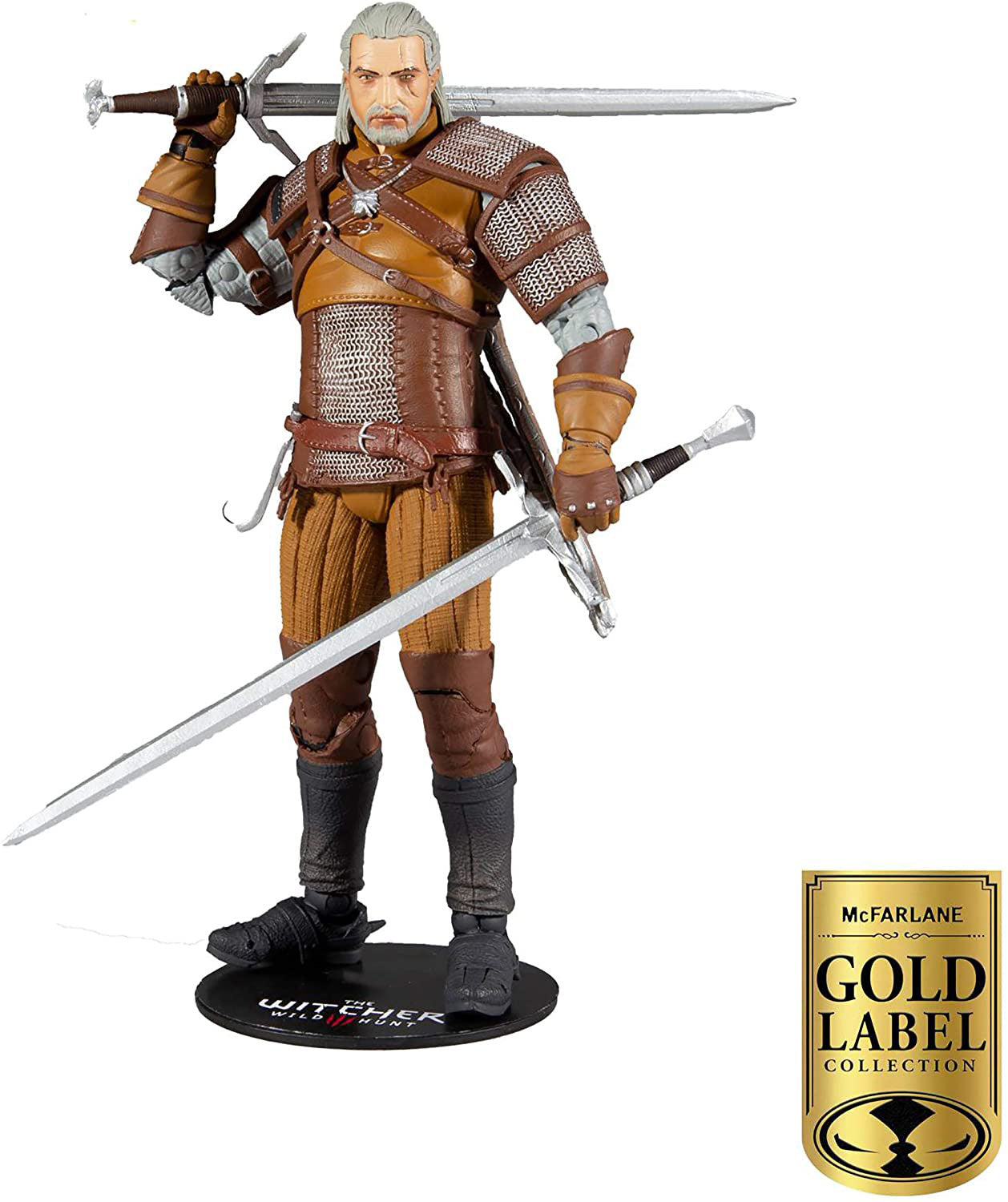 McFarlane -Geralt Of Rivia (Gold Label Series) - The Witcher - merchandise by McFarlane The Chelsea Gamer