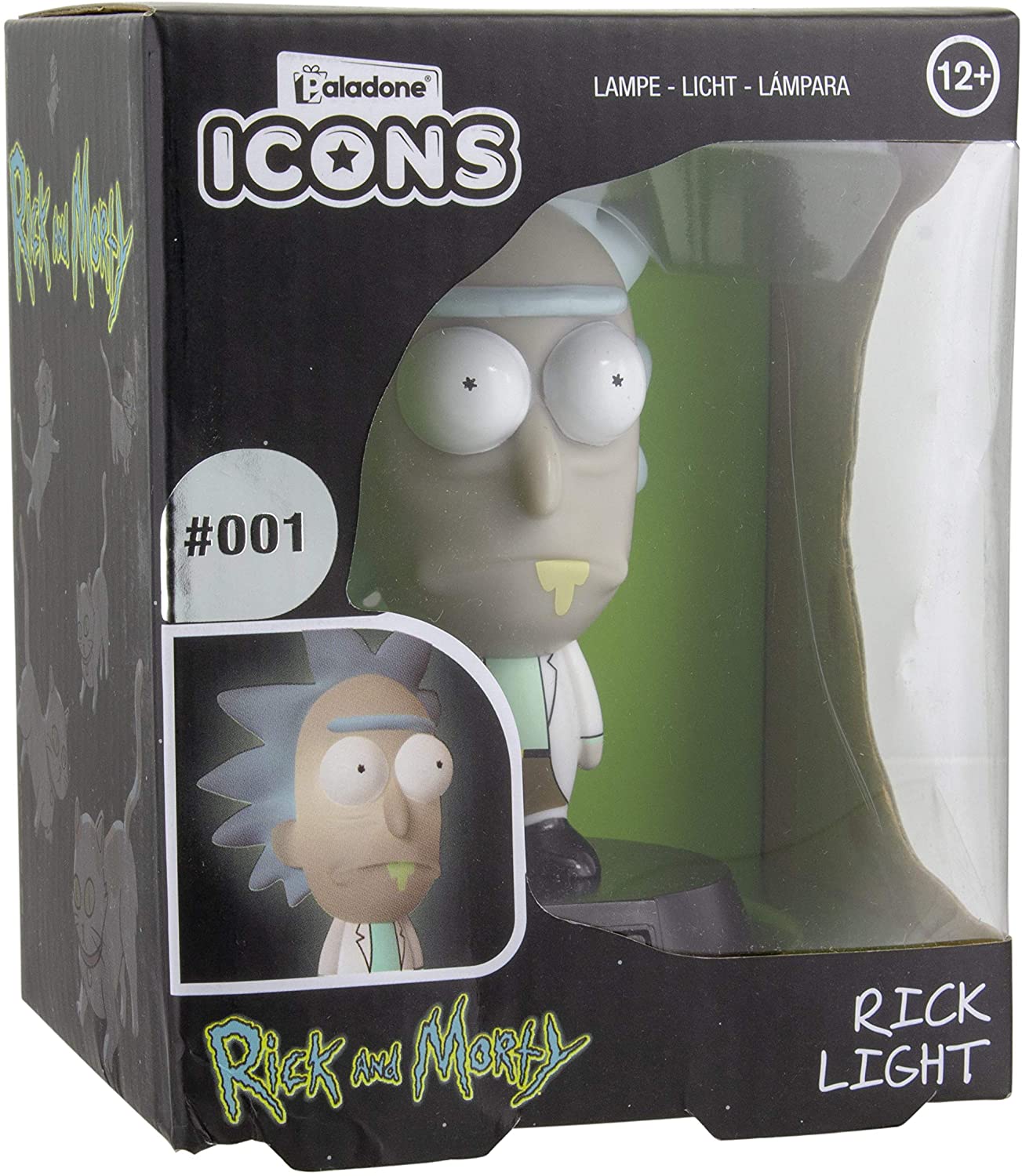 Rick Icon Light V2 - merchandise by Paladone The Chelsea Gamer
