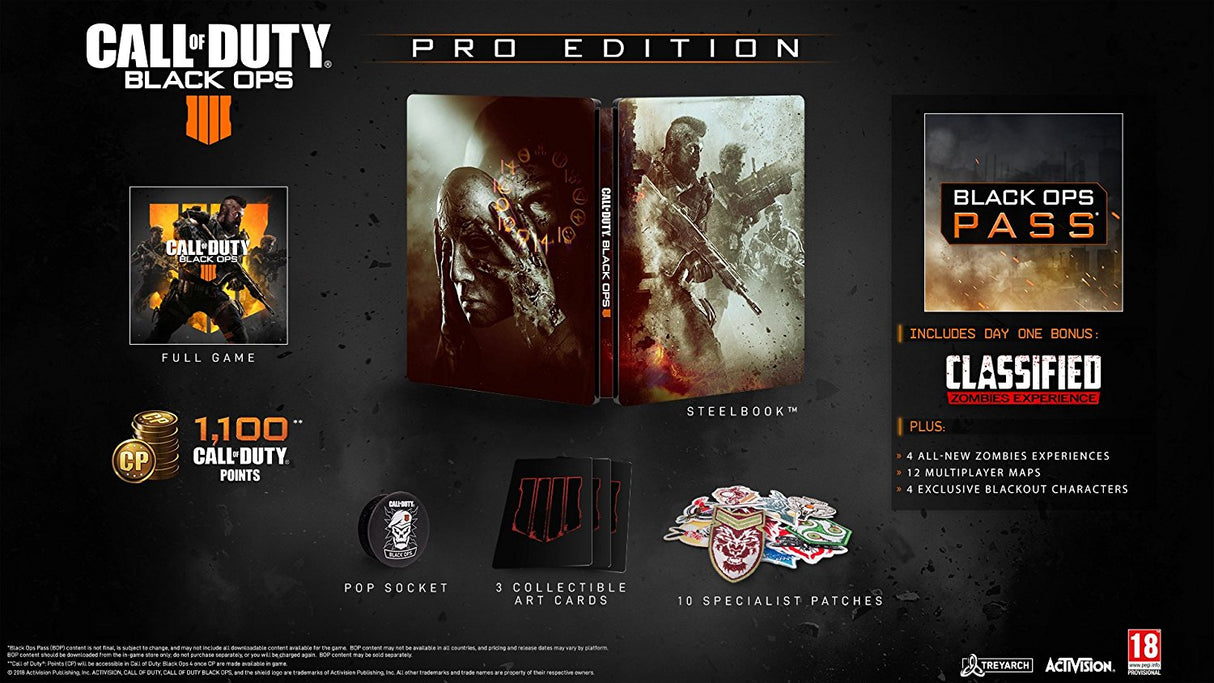 Call of Duty®: Black Ops 4 Pro - Video Games by ACTIVISION The Chelsea Gamer