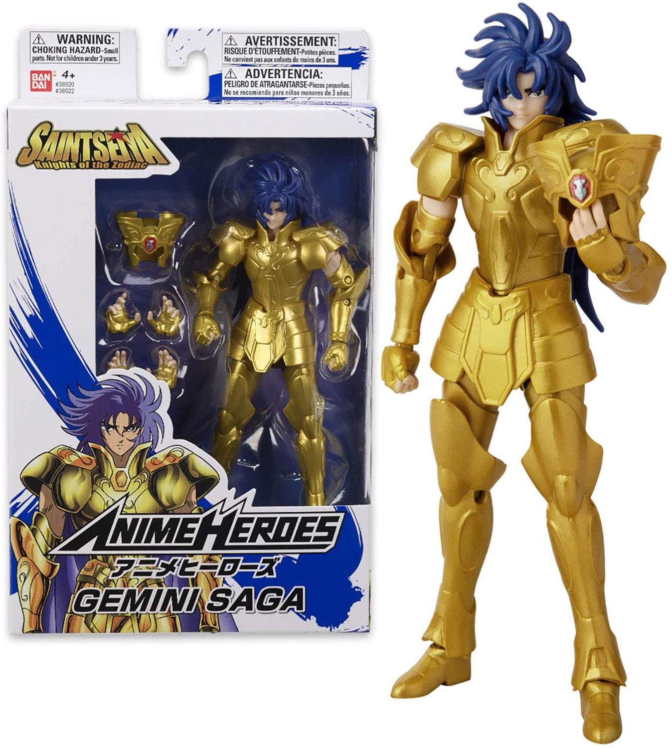 Bandai -Anime Heroes - Saint Seiya Gemini Saga - merchandise by Bandai Namco Merchandise The Chelsea Gamer