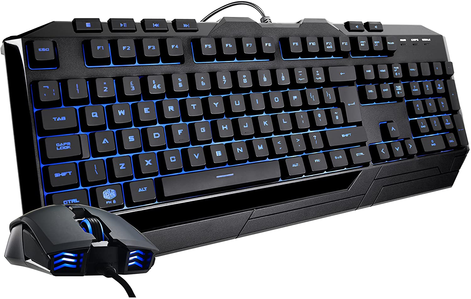 Cooler Master Devastator III USB LED Gaming Keyboard & Mouse Set - Keyboard by Cooler Master The Chelsea Gamer