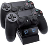 Venom PlayStation 4 Twin Charge Docking Station - Black - Console Accessories by Venom The Chelsea Gamer
