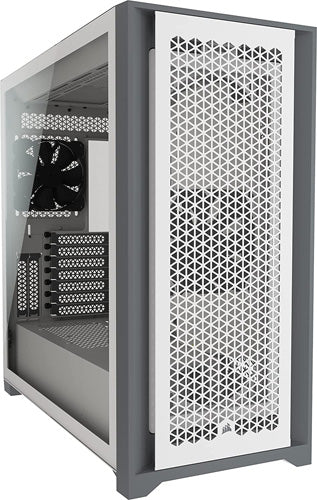Corsair 5000D AIRFLOW Midi Tower PC Case - White - Core Components by Corsair The Chelsea Gamer