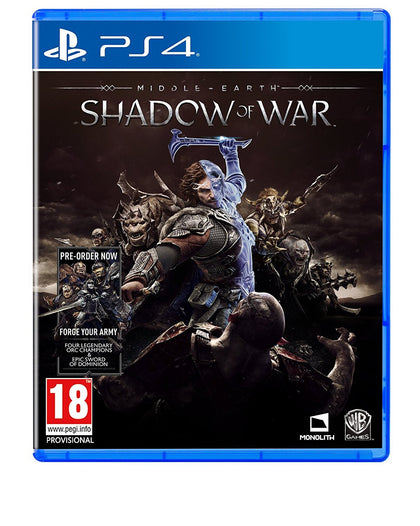 Middle-earth: Shadow of War Standard Edition, PlayStation 4 - Video Games by Warner Bros. Interactive Entertainment The Chelsea Gamer
