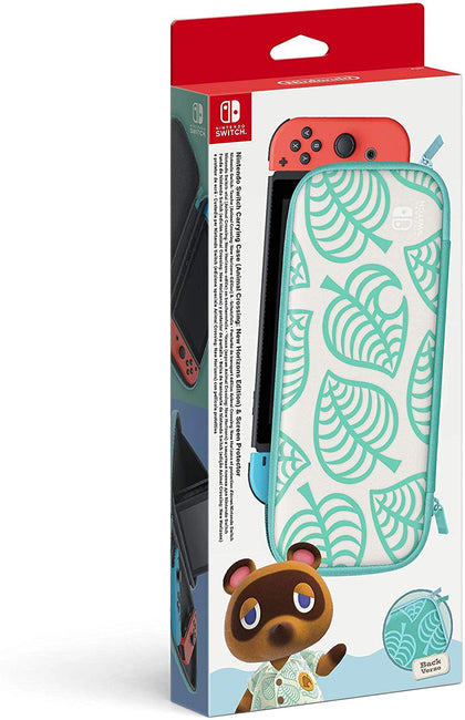 Switch Animal Crossing: New Horizons Carrying Case & Screen Protector - Console Accessories by Nintendo The Chelsea Gamer