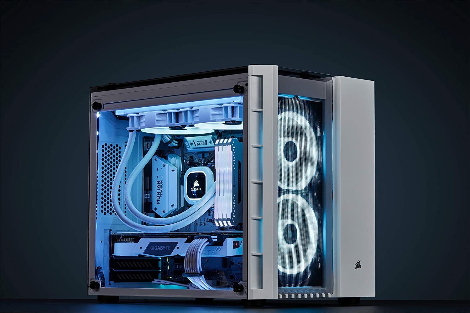 Corsair, Cool Case LL120 RGB Air 120mm Fan - White - Core Components by Corsair The Chelsea Gamer