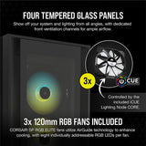 Corsair iCUE 5000X RGB Midi Tower PC Case - Black - Core Components by Corsair The Chelsea Gamer