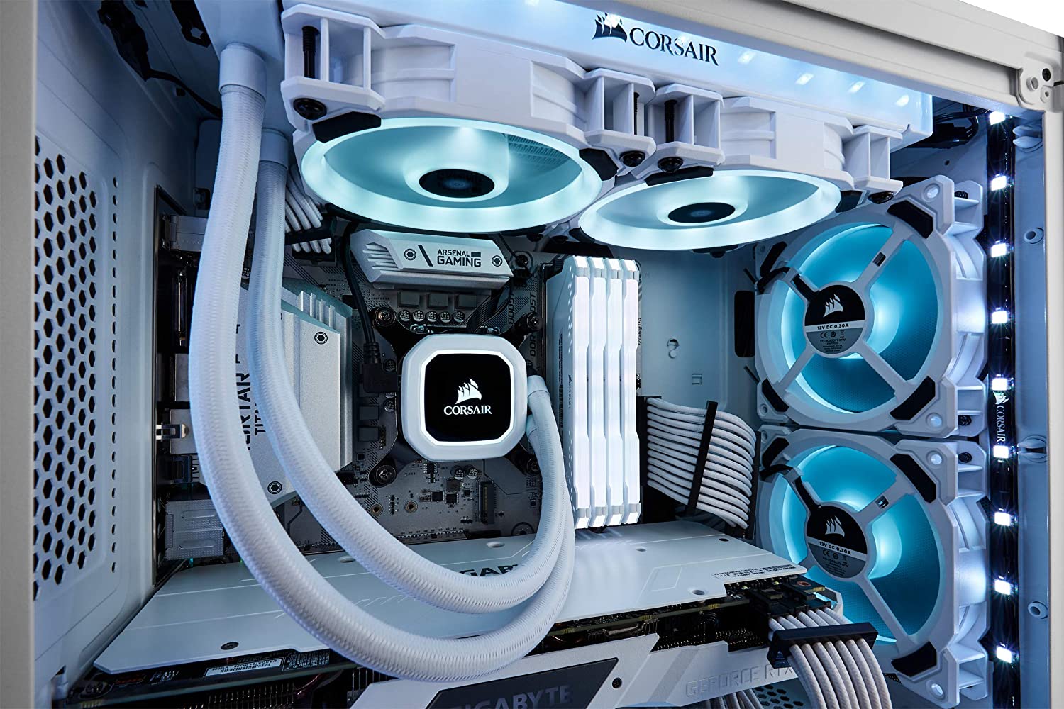 Corsair, Cool Case LL120 RGB Air 120mm Fan - White - Core Components by Corsair The Chelsea Gamer