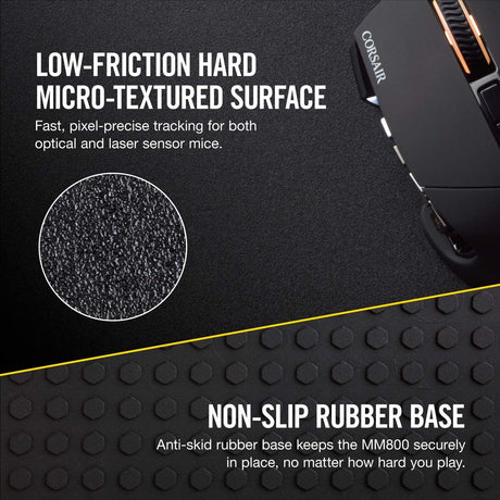 Corsair- MM800 RGB Polaris Gaming Mouse Pad - Surface by Corsair The Chelsea Gamer