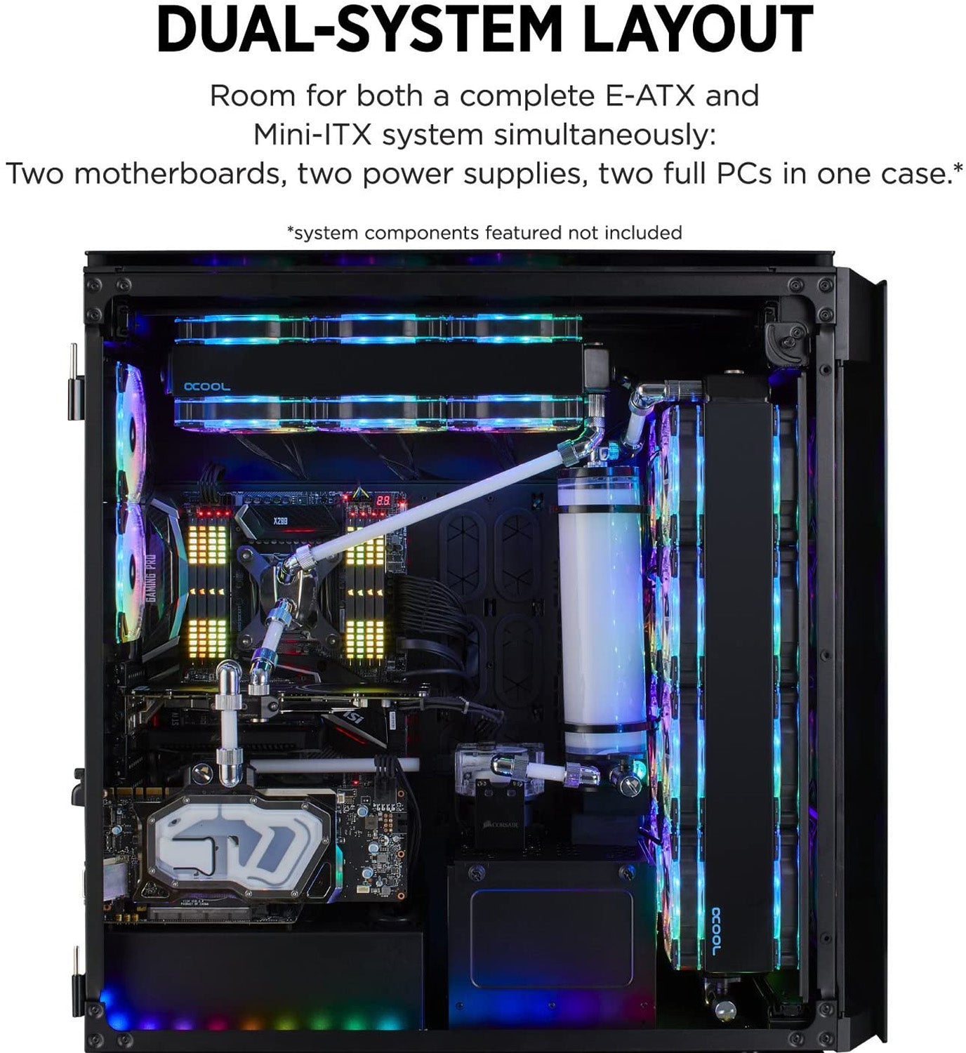 Corsair - Obsidian 1000D E-ATX Case - Core Components by Corsair The Chelsea Gamer