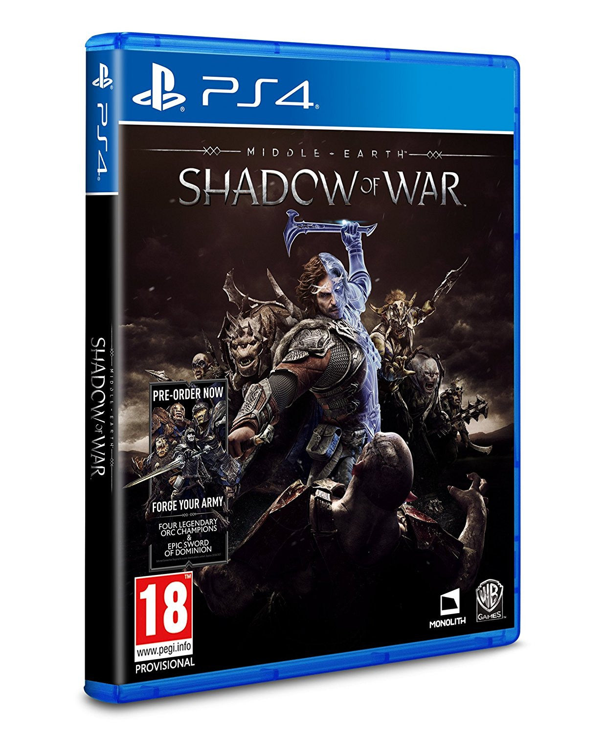 Middle-earth: Shadow of War Standard Edition, PlayStation 4 - Video Games by Warner Bros. Interactive Entertainment The Chelsea Gamer