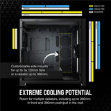 Corsair 5000D Tempered Glass Midi Tower PC Case - Black - Core Components by Corsair The Chelsea Gamer