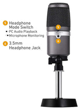 AVermedia USB Microphone AM310 - Core Components by AverMedia The Chelsea Gamer