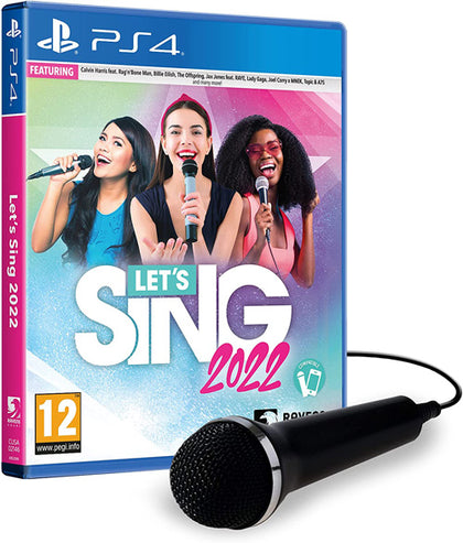Let's Sing 2022 + 1 Mic - PlayStation 4 - Video Games by Ravenscourt The Chelsea Gamer