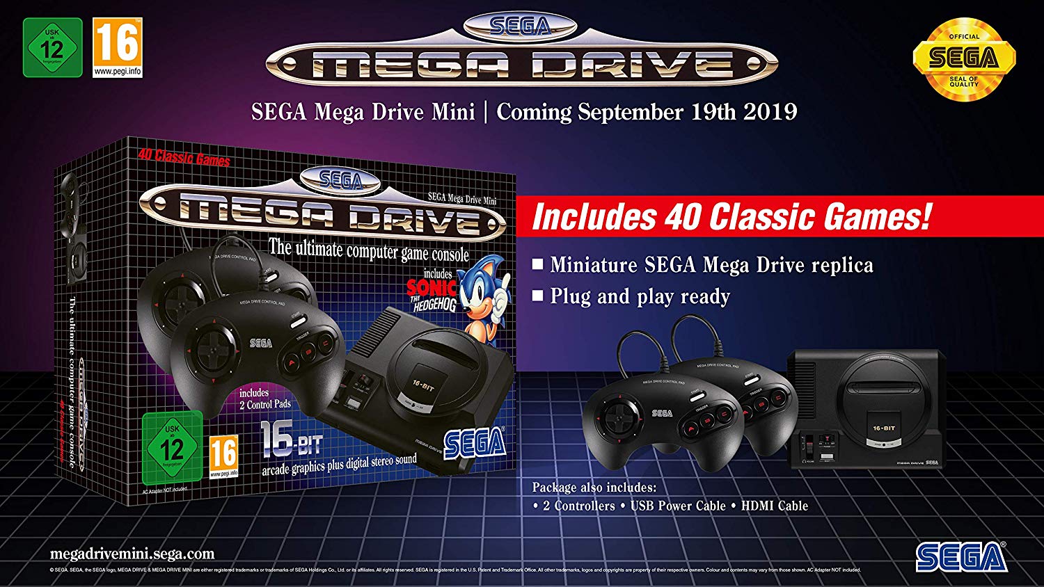 SEGA Mega Drive Mini - Console pack by SEGA UK The Chelsea Gamer