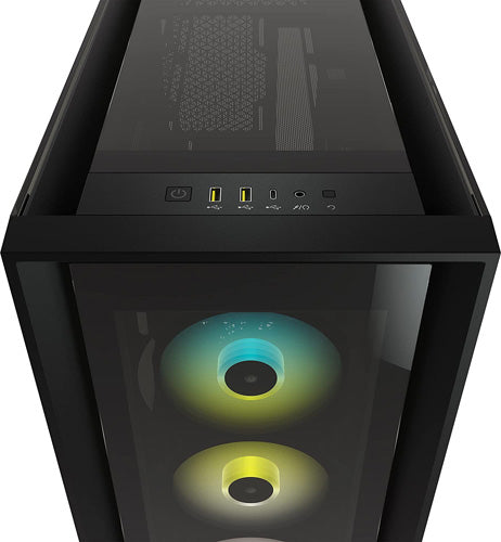 Corsair iCUE 5000X RGB Midi Tower PC Case - Black - Core Components by Corsair The Chelsea Gamer