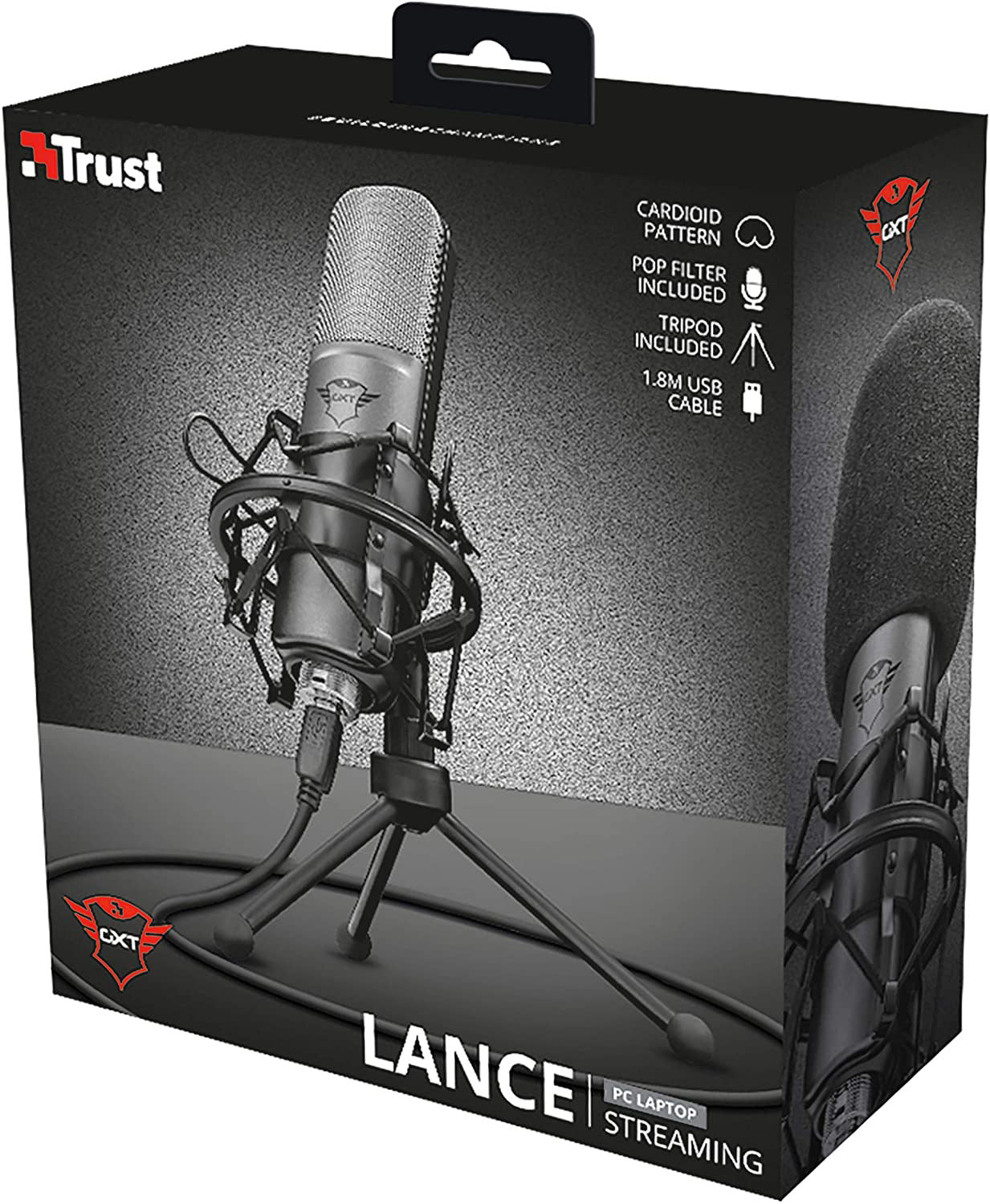 Trust - Lance GXT 242 Microphone - Core Components by Trust The Chelsea Gamer