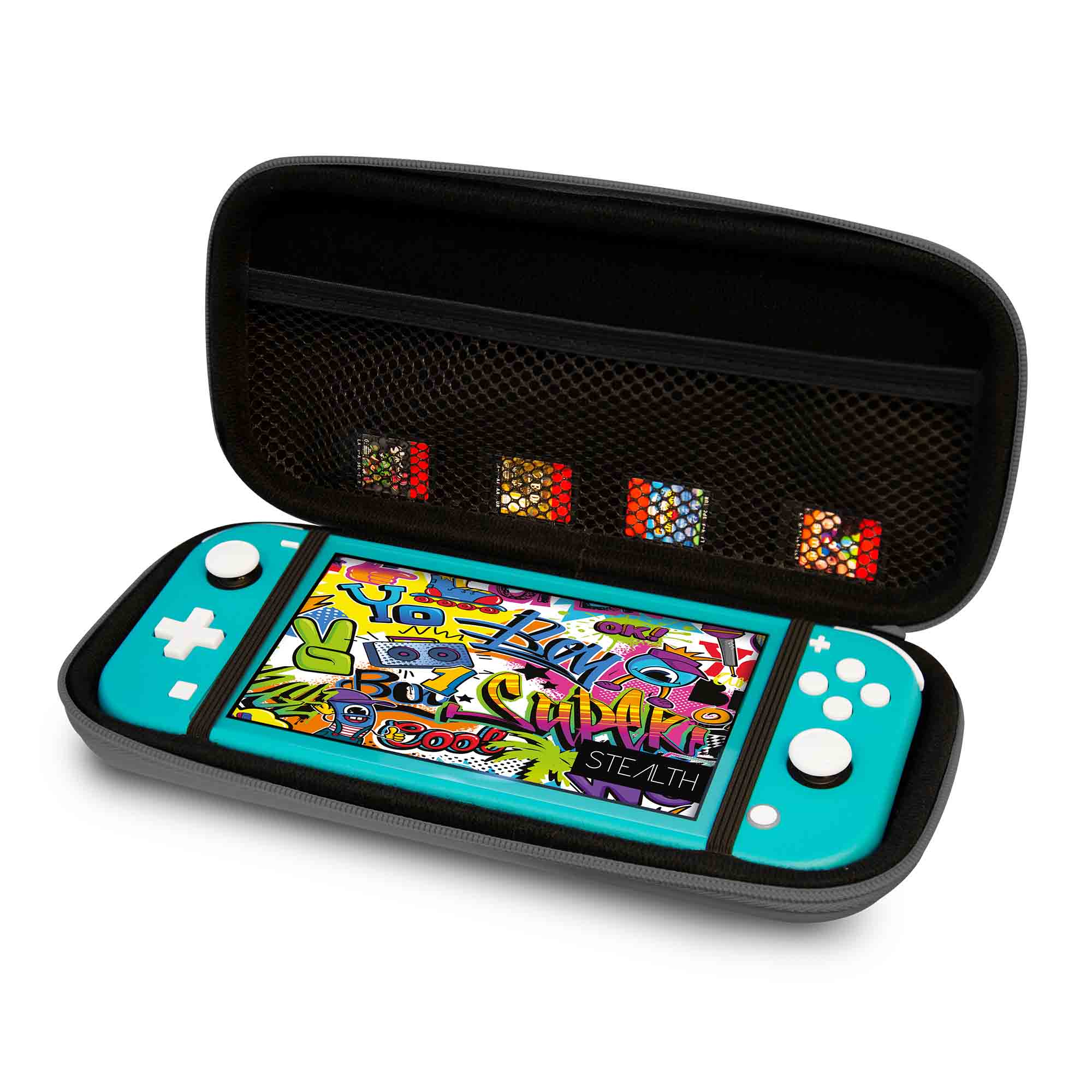 STEALTH Travel Case for Nintendo Switch Lite (Grey) - Console Accessories by ABP Technology The Chelsea Gamer