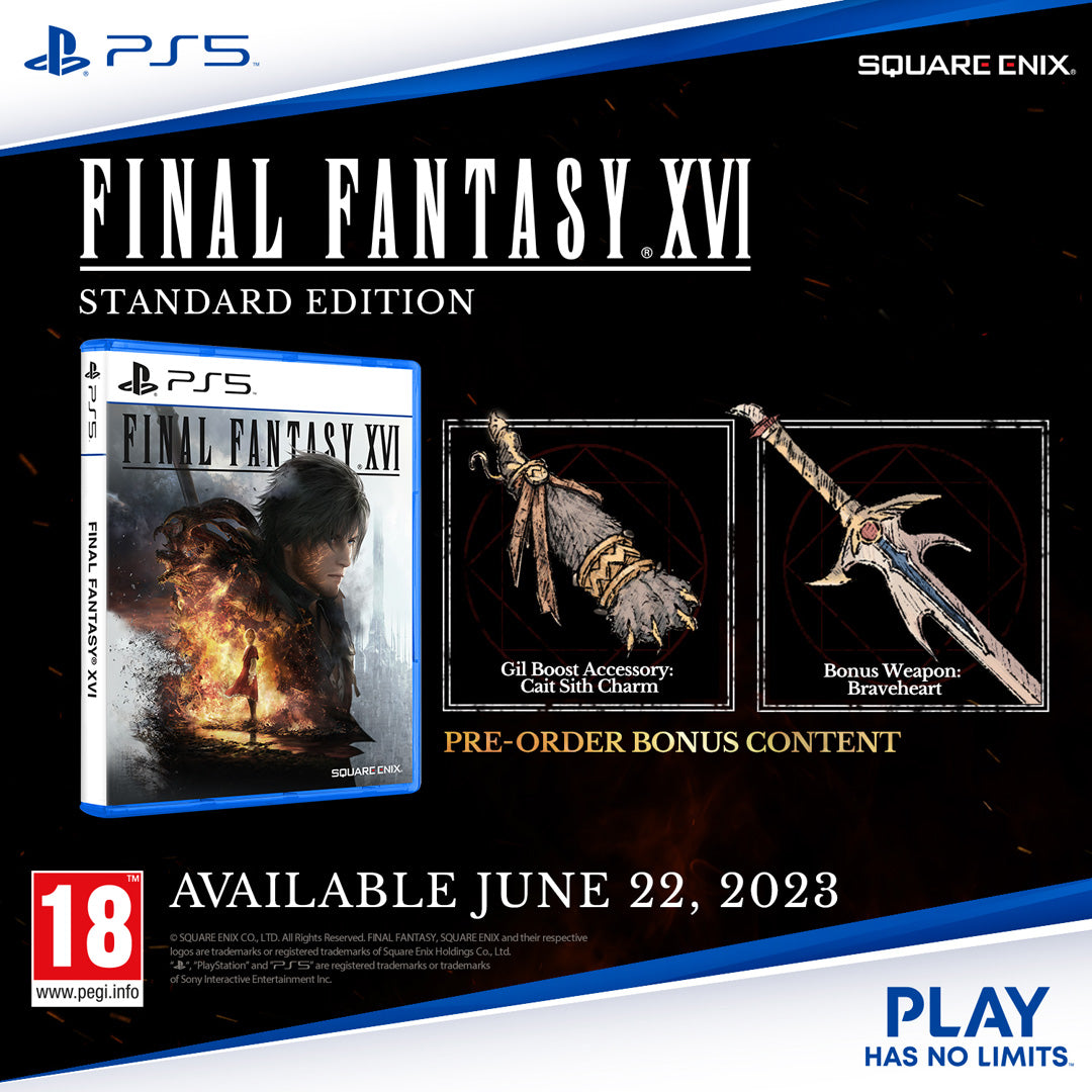 Final Fantasy XVI - PlayStation 5 - Video Games by Square Enix The Chelsea Gamer